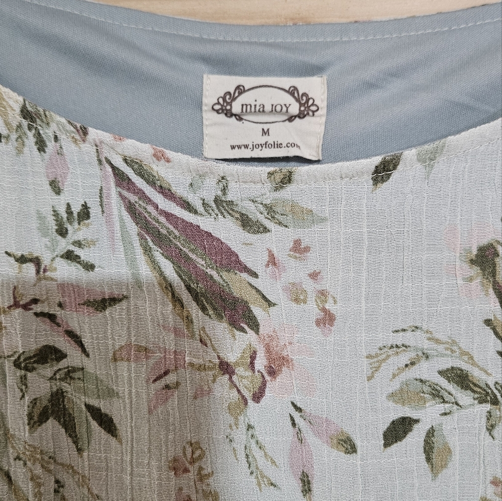 Mia Joy Floral Sleeveless Dress size medium - Picture 4 of 14